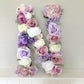 Floral letter prop lavender wall decor nursery