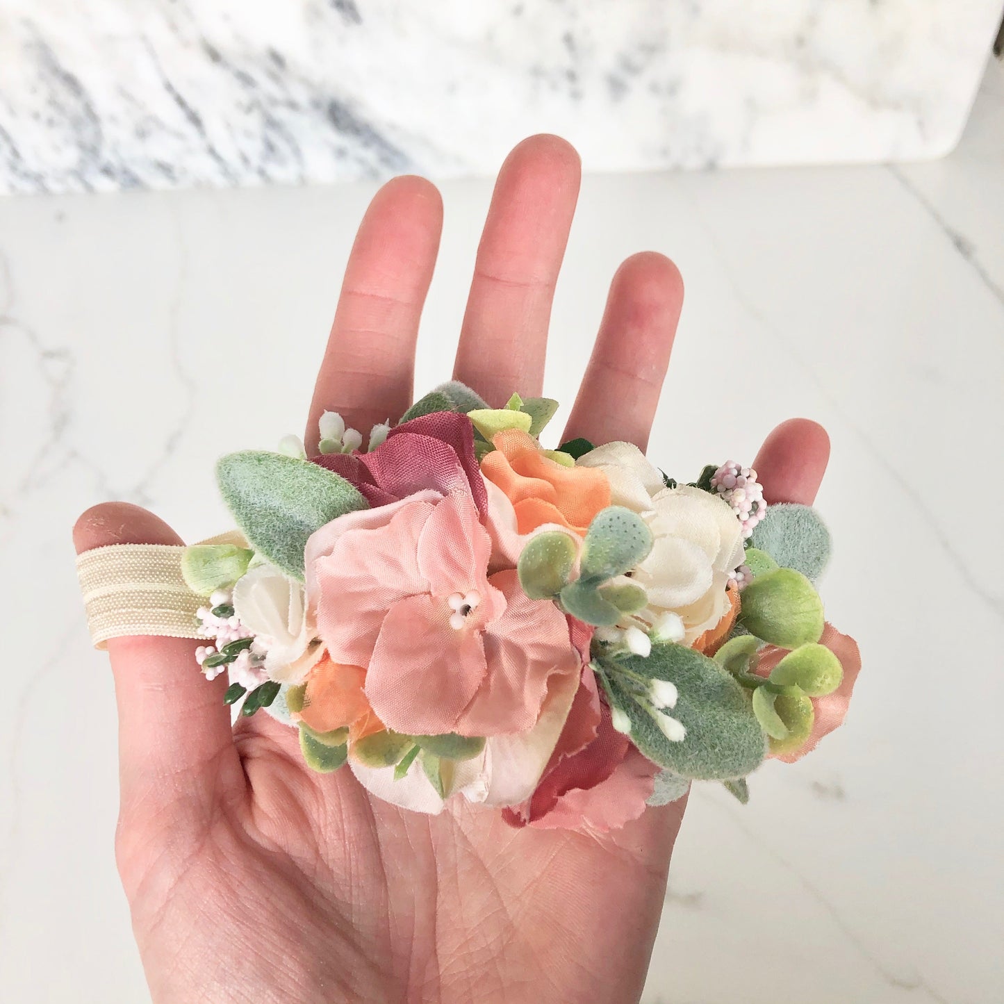 Flower crown headband baby
