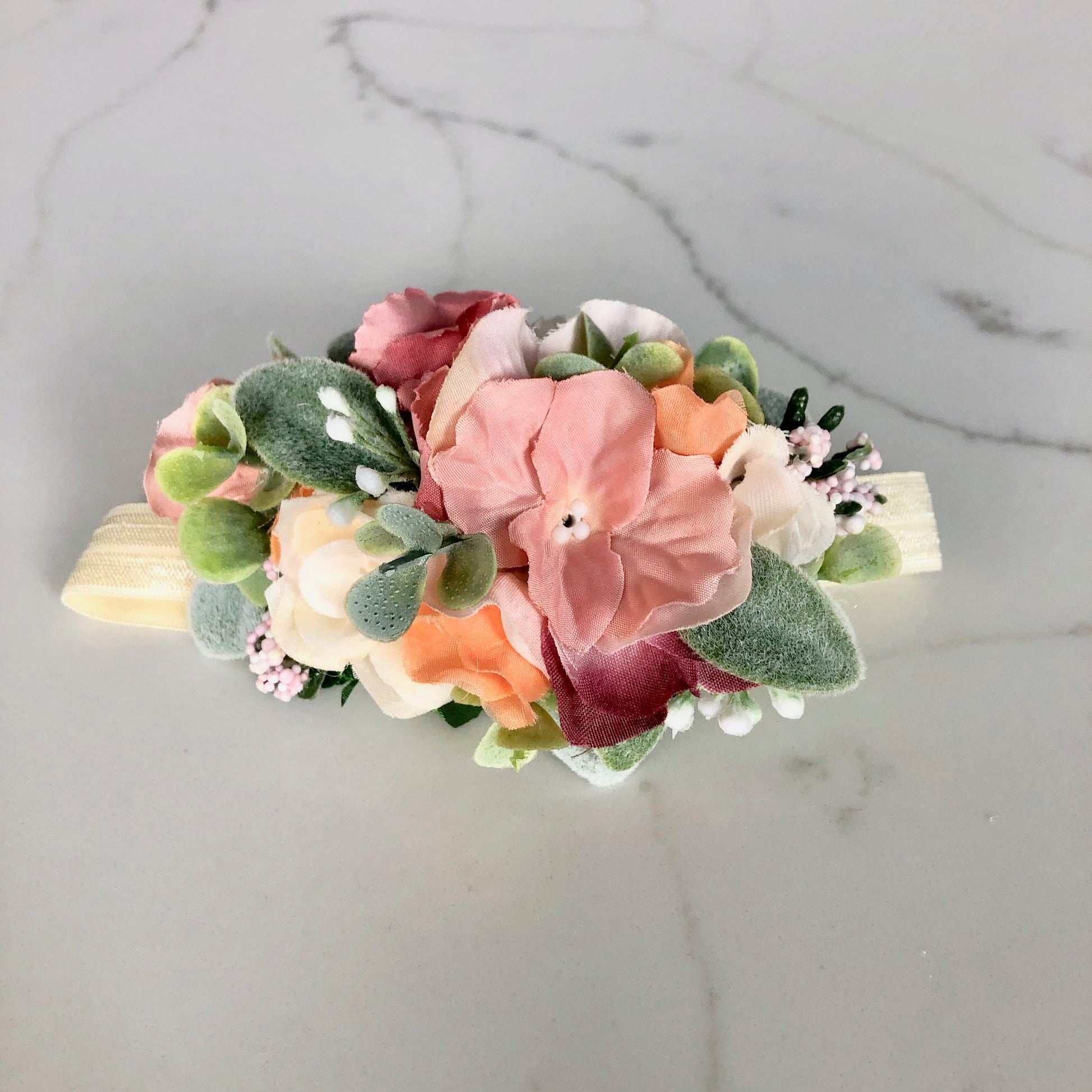 Baby flower crown milestone
