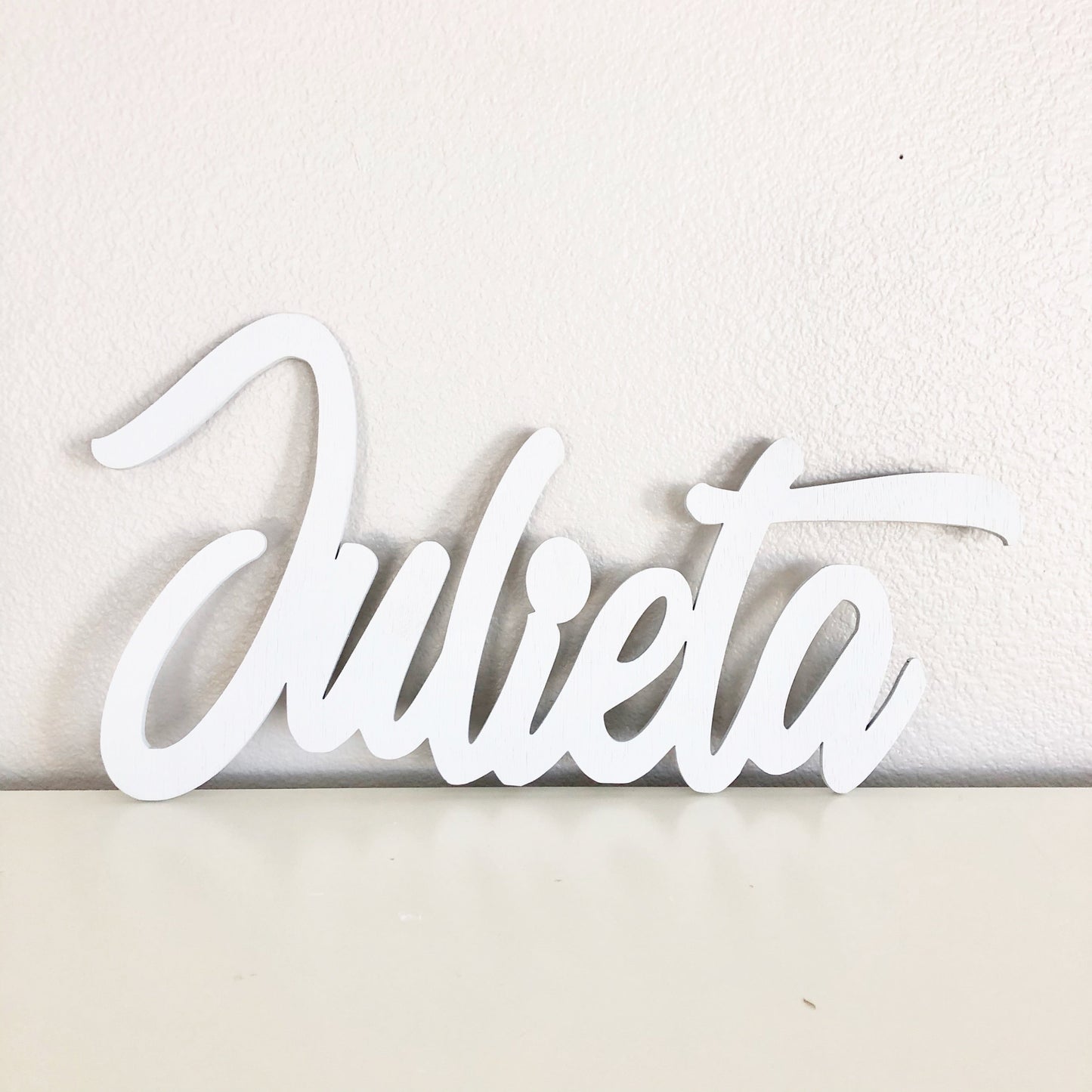 Wooden name sign plaque custom nursery wedding
