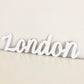 Wood name sign custom personalized family wedding