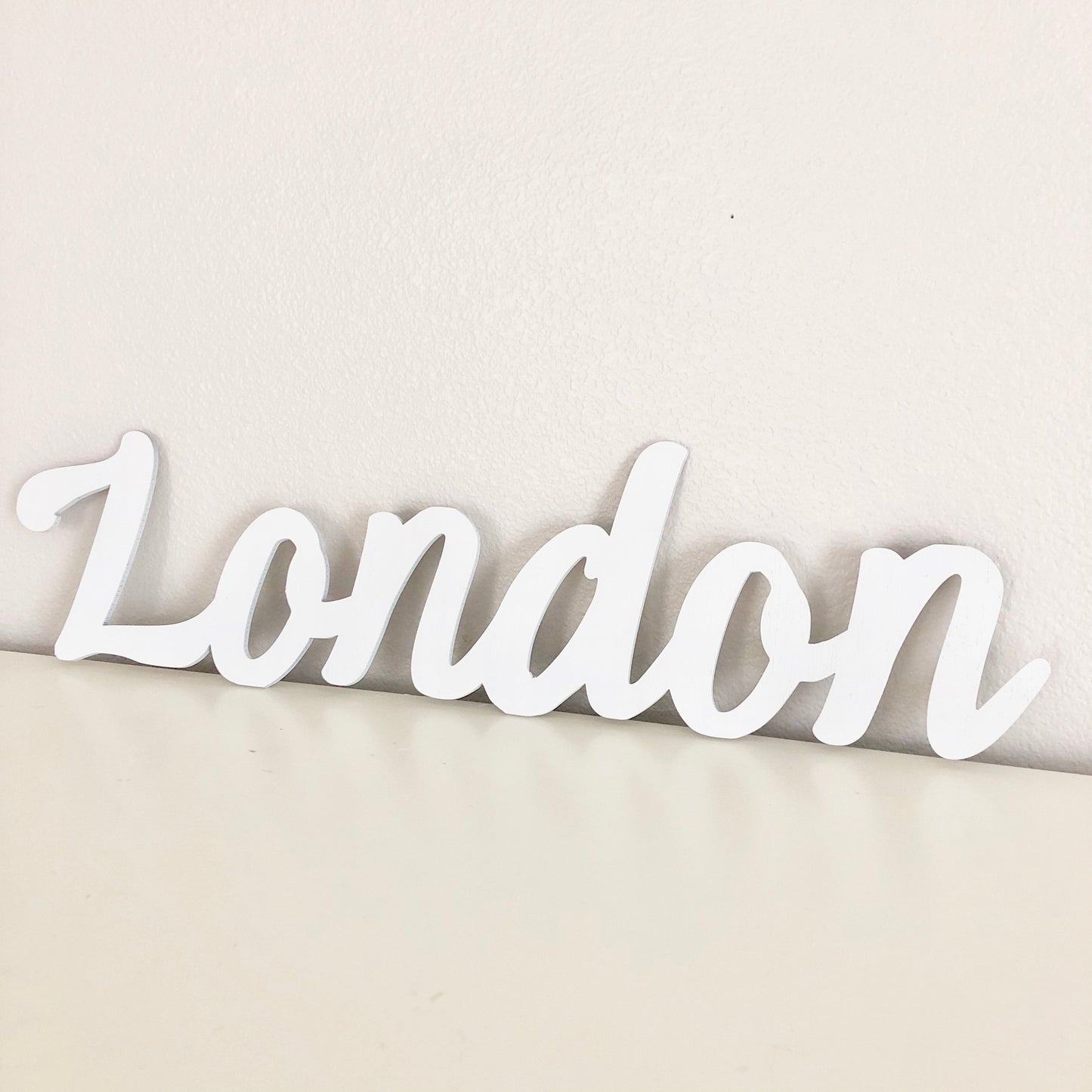 Family name wood wedding
