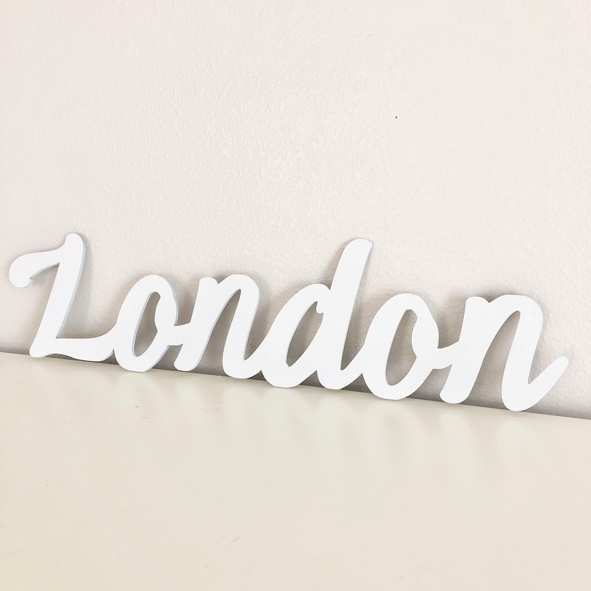Wood name sign custom personalized family wedding