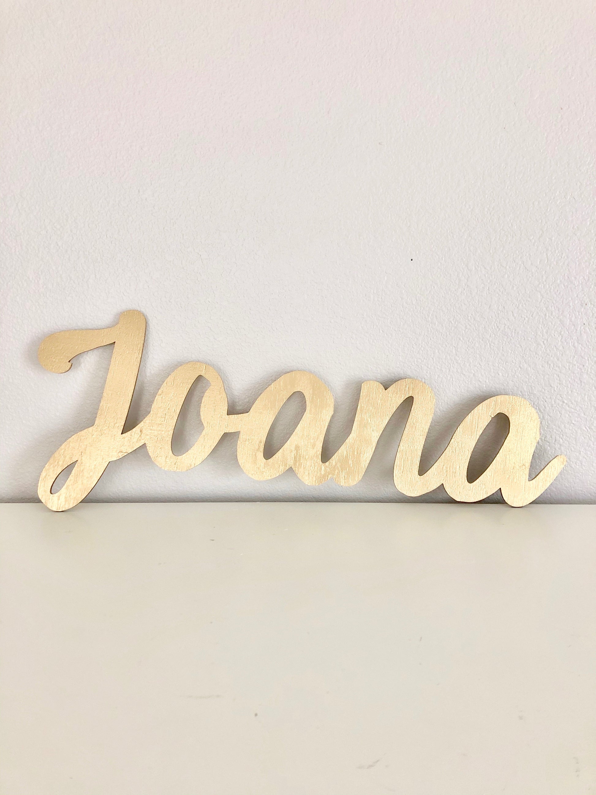 Wooden name sign custom family wedding reception