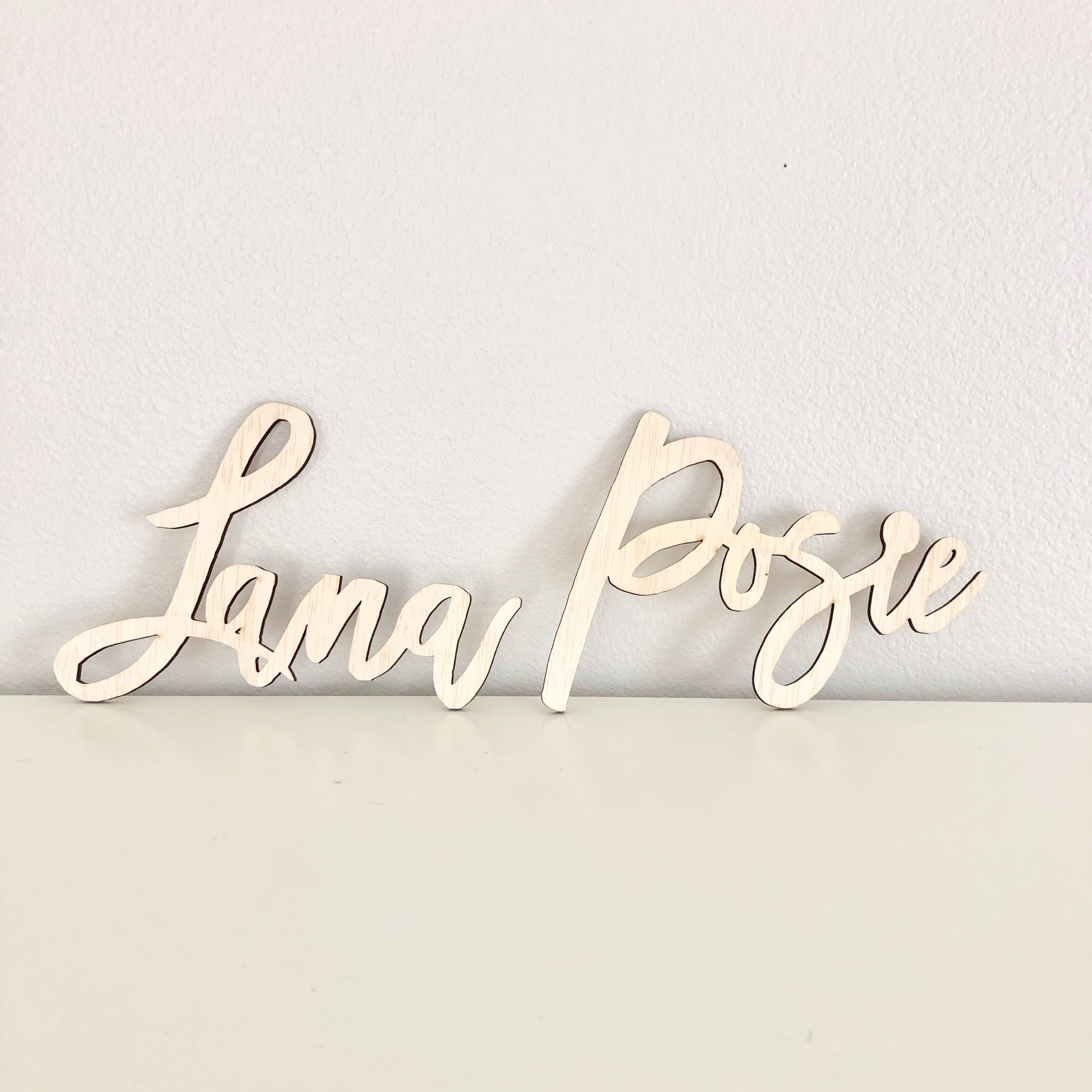 Name sign wood plaque custom engraved personalized