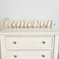 Gender neutral wood name sign wall decor