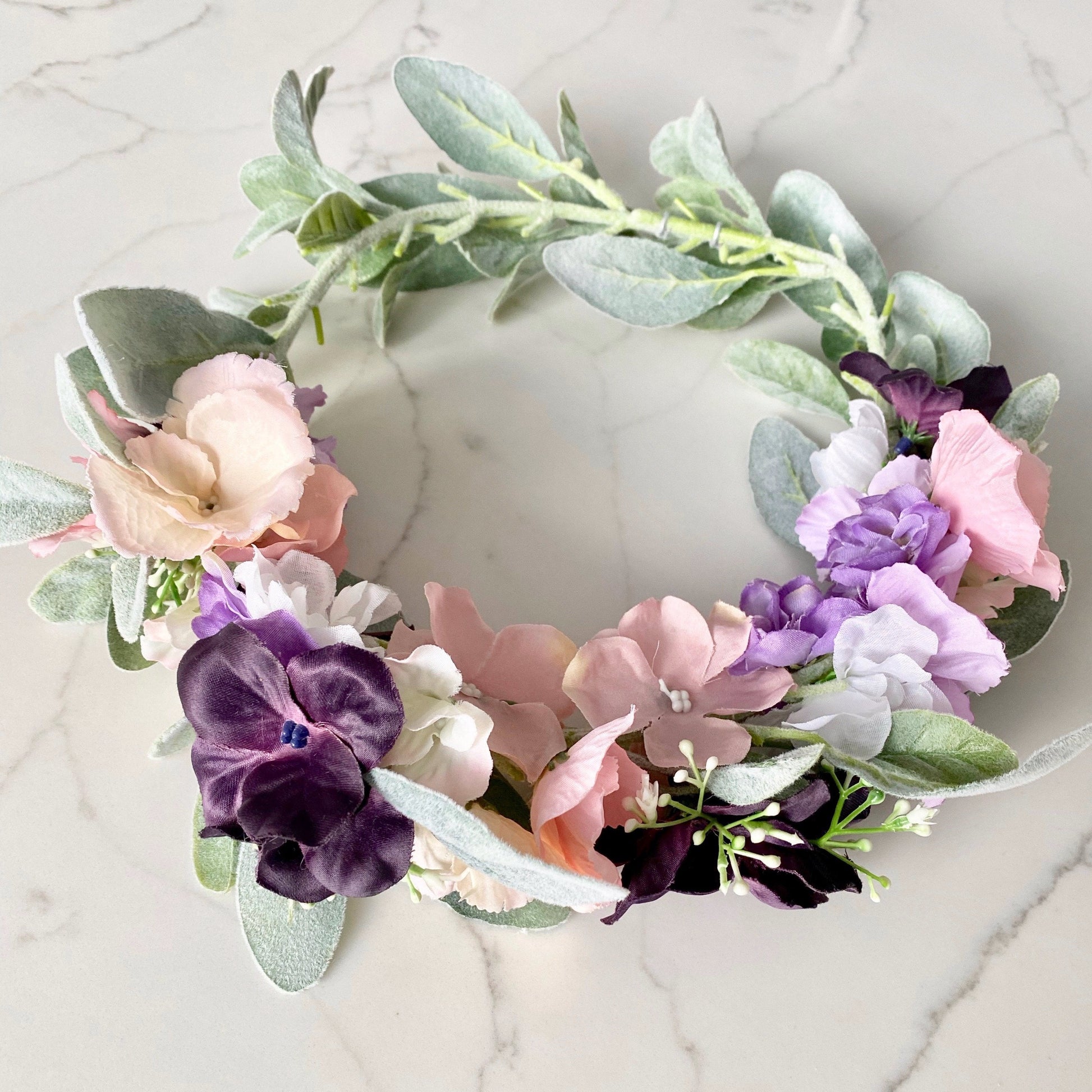 Bride flower crown bridal shower wedding
