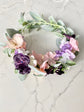 Custom flower crown full silk floral garden