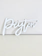 Wood wedding family sign