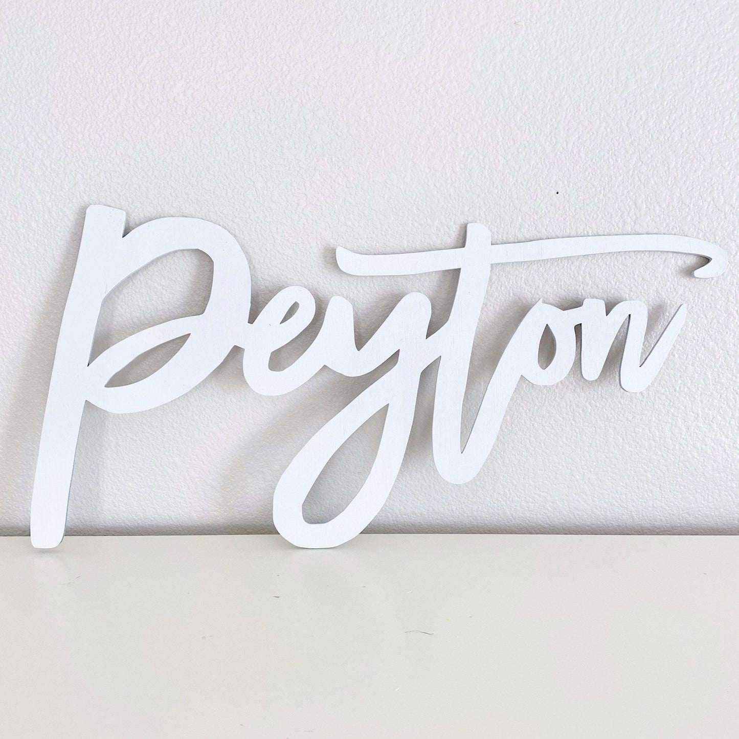 Custom wood name sign plywood personalized
