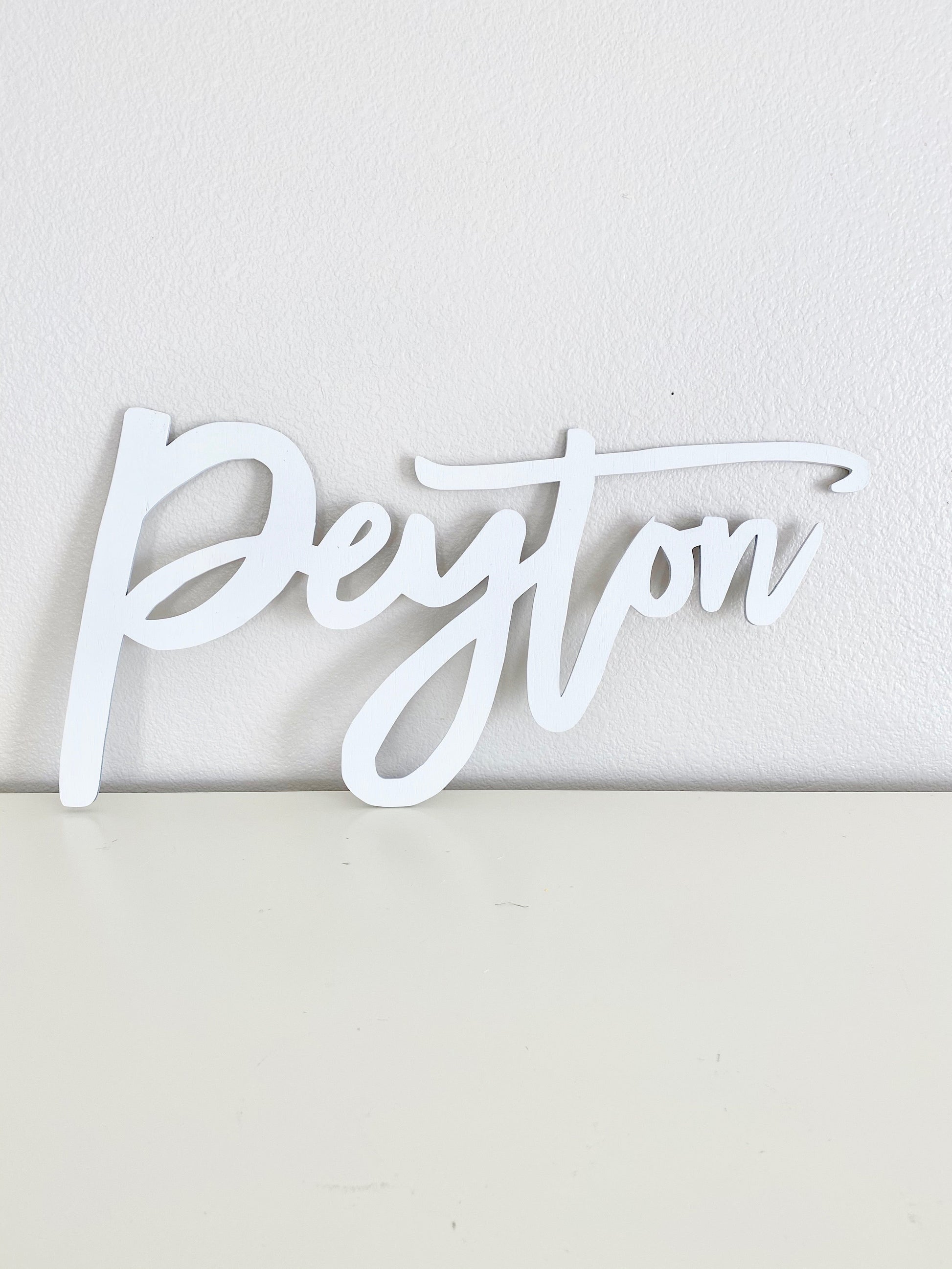 Name sign wood plaque custom engraved personalized