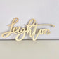 Wood name sign plywood custom personalized nursery