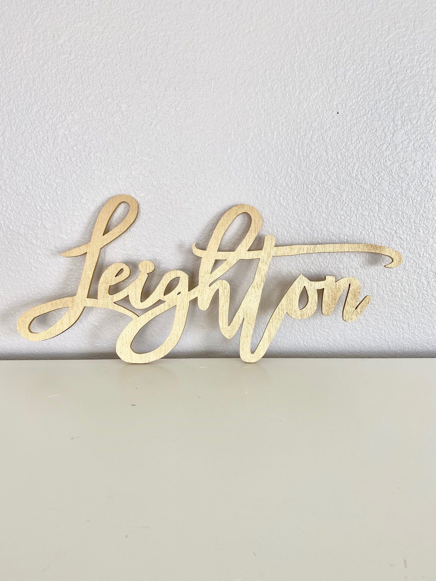 Wedding wood custom name