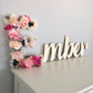 Baby girl wood name sign