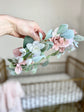 Custom bridal flower crown wedding hair