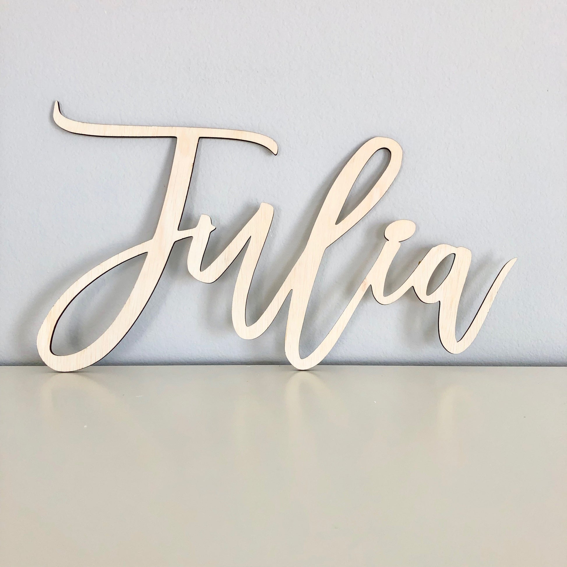 Baby wood name sign nursery