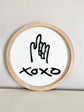 Custom handwriting wood sign - framed personalized keepsake wall art