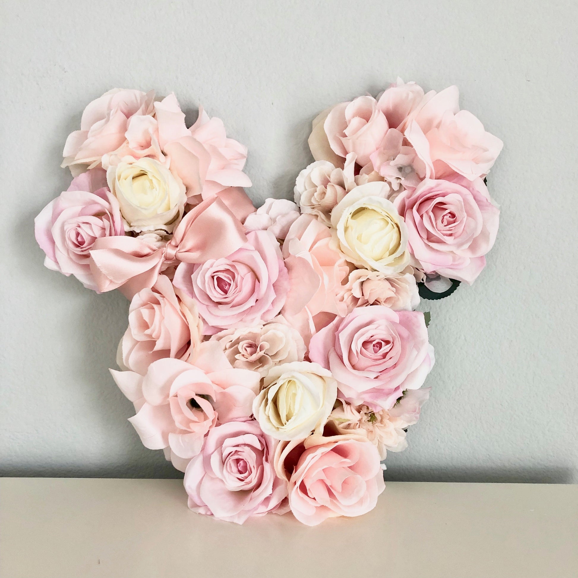 Minnie mouse ears floral decor
