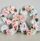 Ninetieth birthday floral number faux flower party
