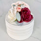 Floral cake topper soft custom birthday decor display