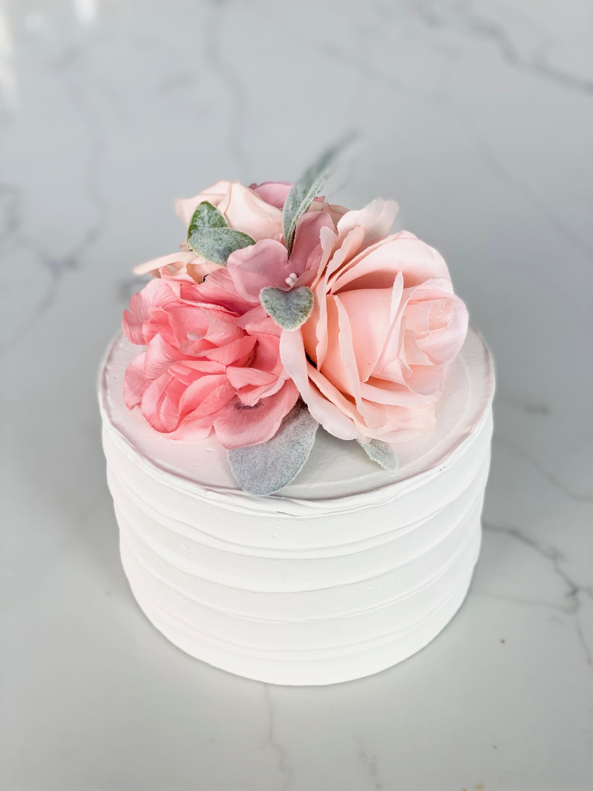 Birthday cake topper floral shower celebration