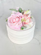 Floral cake topper soft 3D artificial flowers
