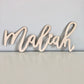 Wood name sign personalized wall art