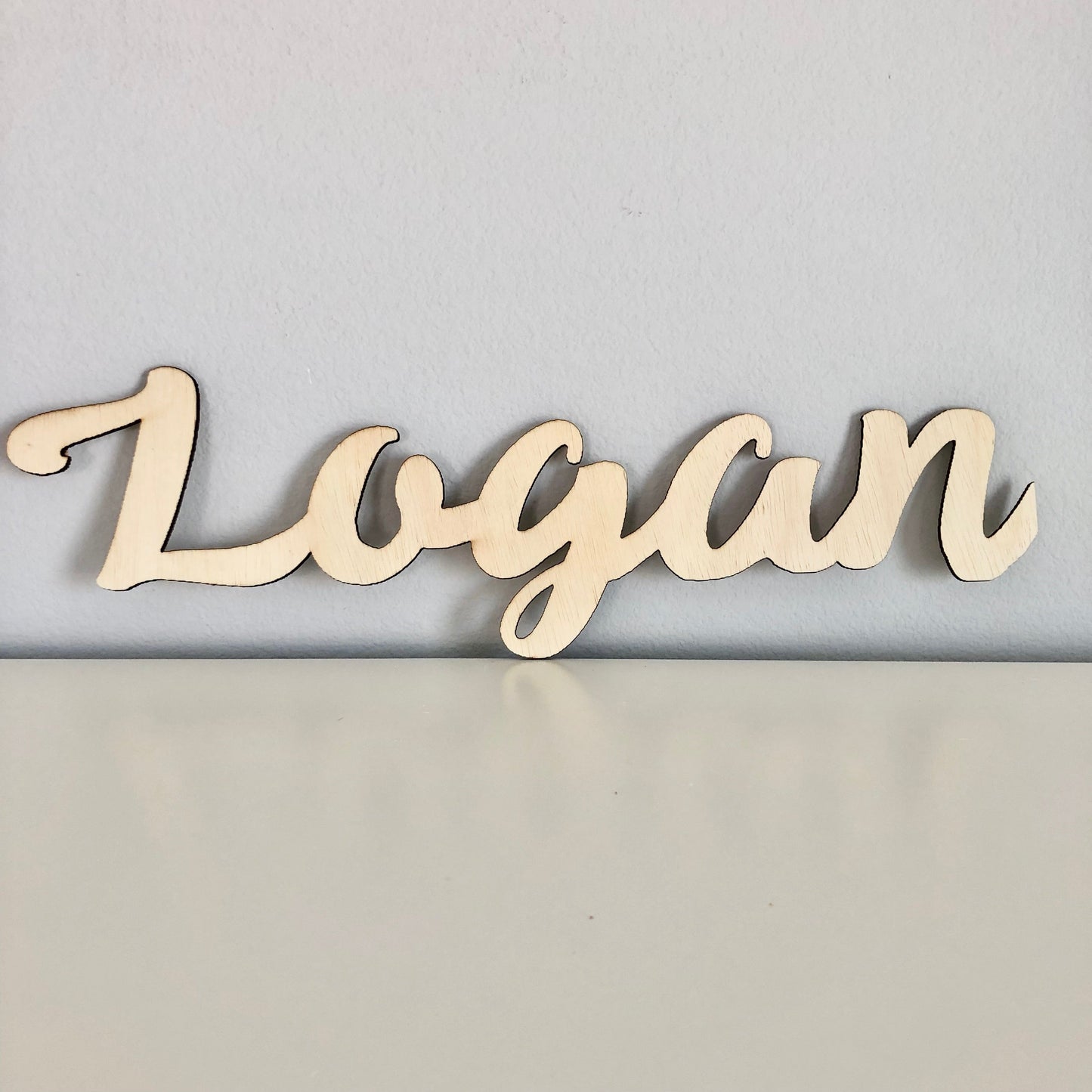 Baby boy shower wood name sign