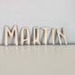 Boy baby shower wood name sign