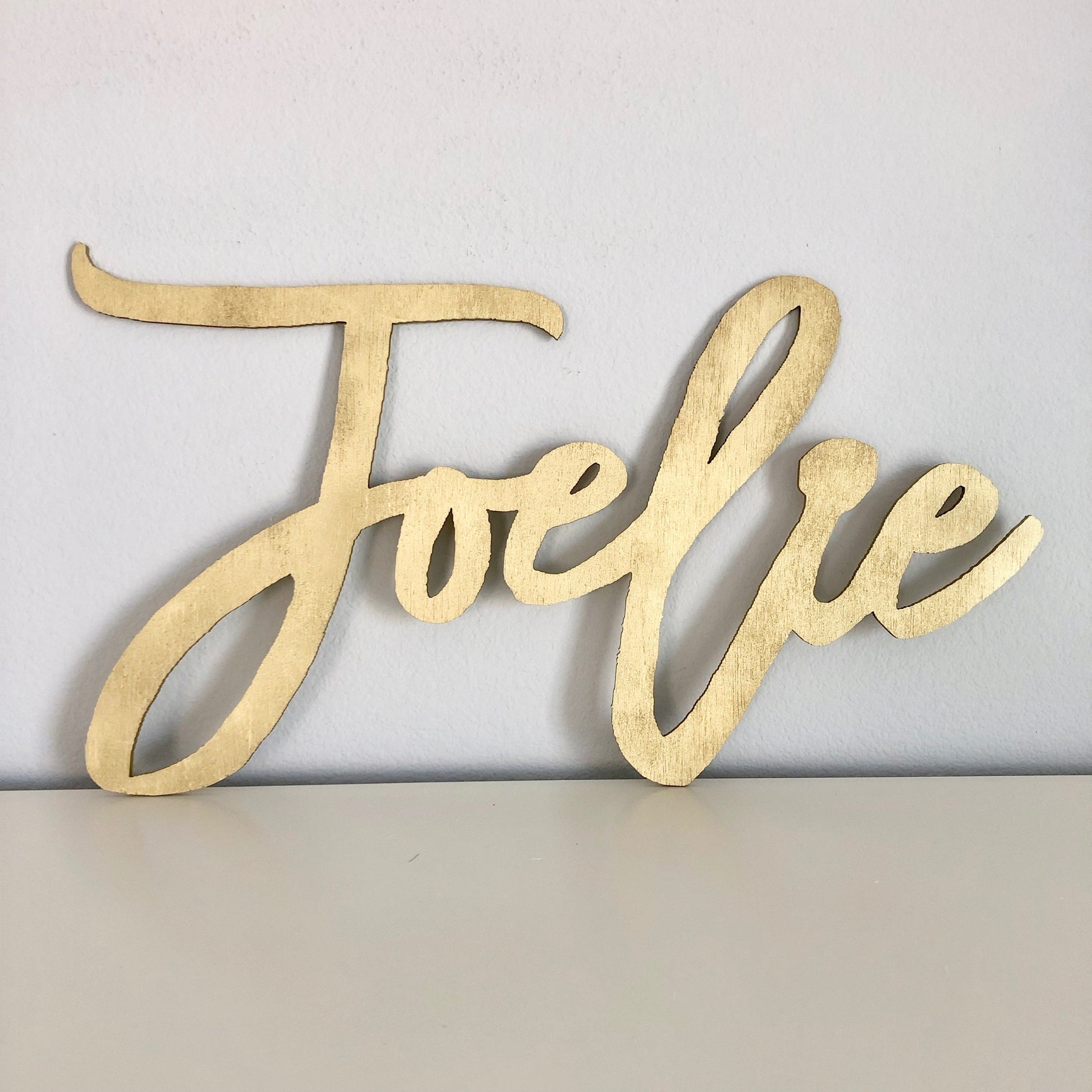 Wood name sign baby shower wall decor