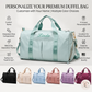 Personalized Weekender Bag Carry-on Size Travel Duffel