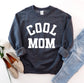 Cool Mom Sweatshirt in maroon - cozy crewneck birthday gift for mom