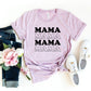 Mama T-Shirt front view - bold mama graphic tee Mother's Day gift