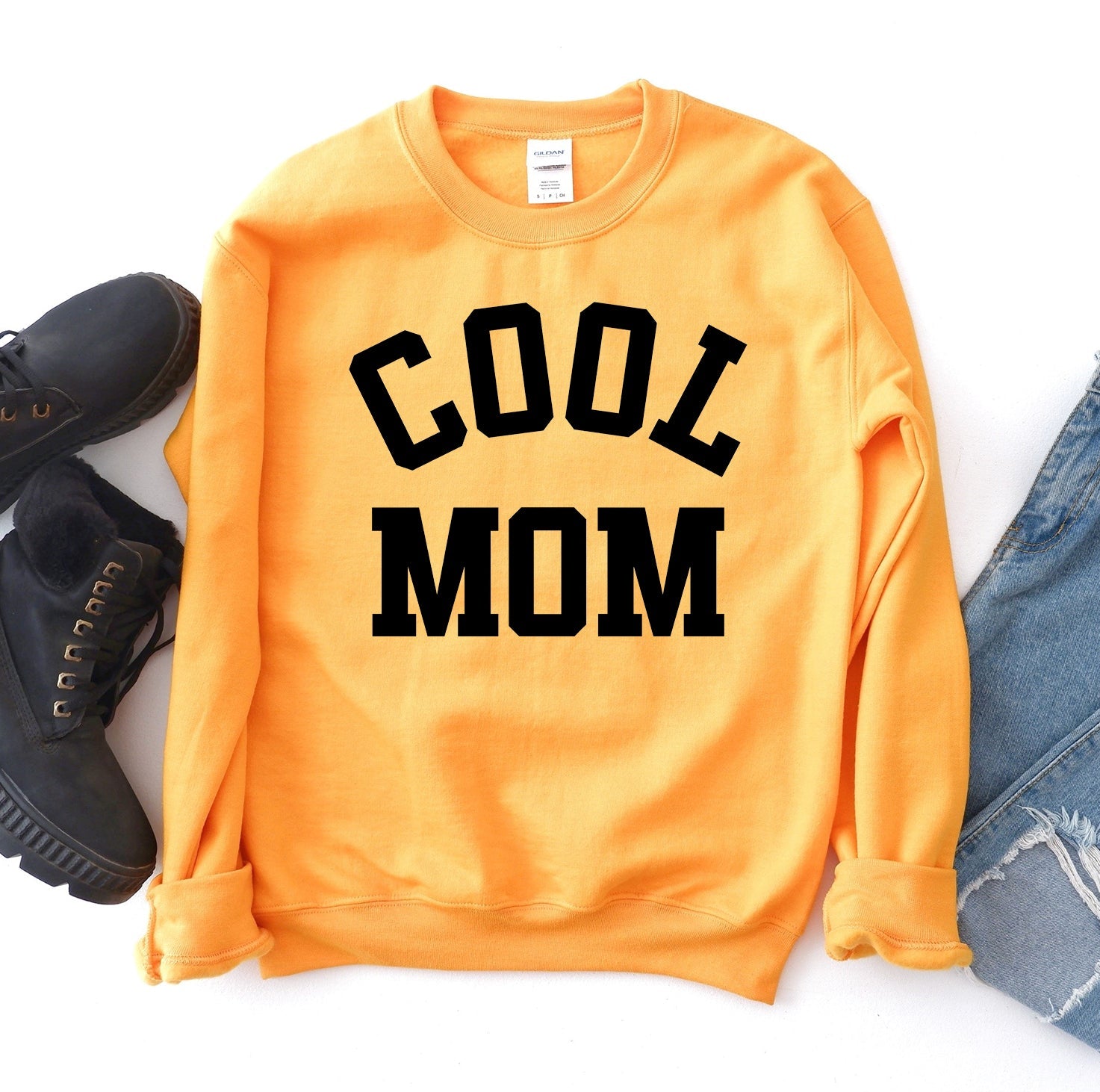 Cool Mom Sweatshirt in dark grey - soft pullover sweater mom gift