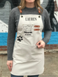 Dog groomer apron water resistant cross back smock for grooming salons