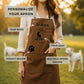 Custom dog groomer apron with name embroidery for pet stylists