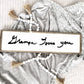 Custom handwriting personalized wood sign
