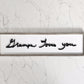 Personalized handwriting wood sign keepsake gift