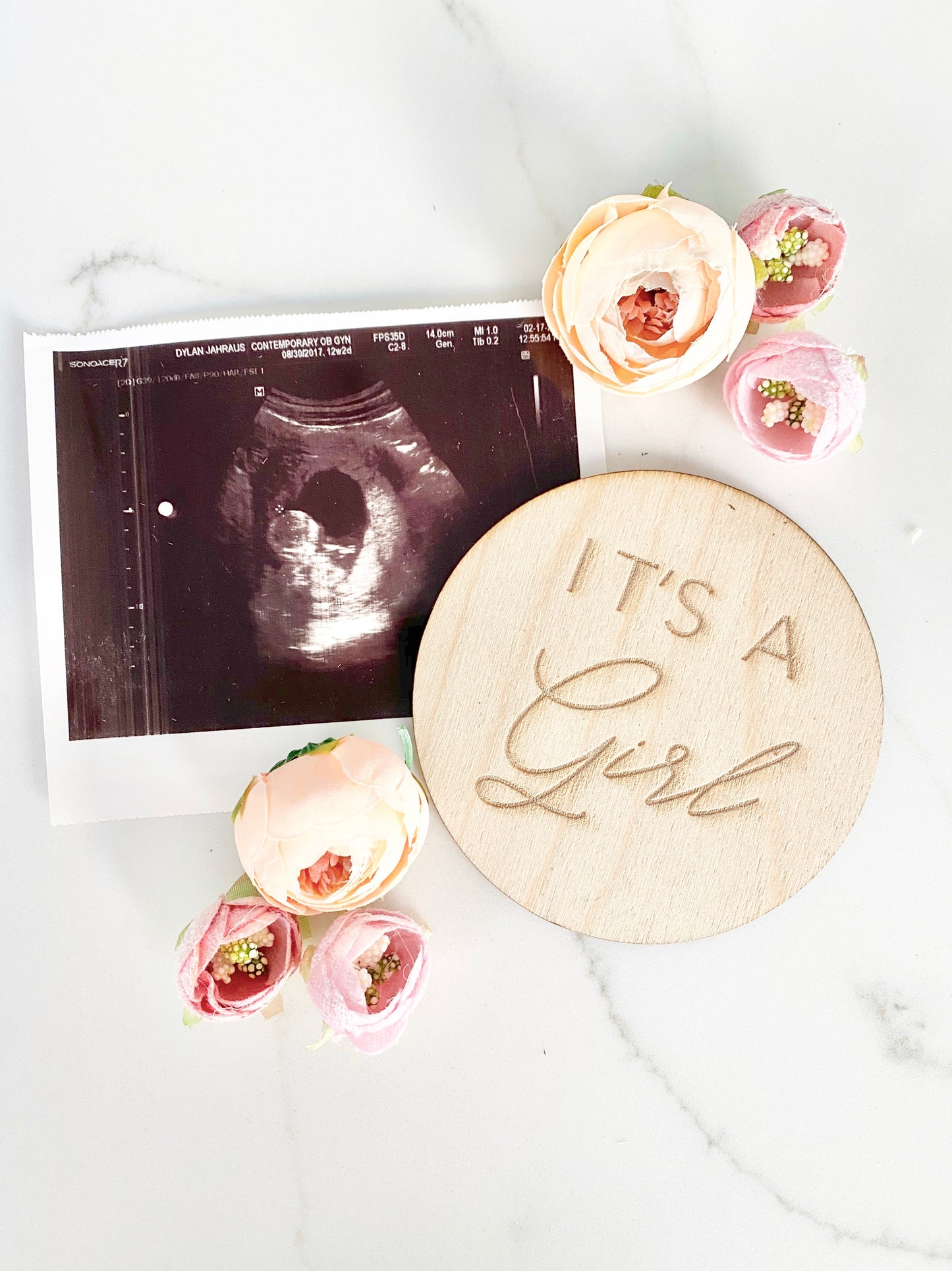 It's a boy girl wood sign gender announcement