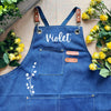 Custom Florist Gardener Apron Personalized Gardening Gift with Pockets