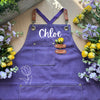 Custom Cotton Canvas Apron for Gardener Apparel with Pockets Gift Idea