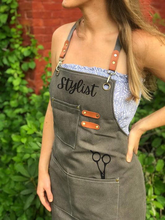 Lightweight Hairstylist Apron with Pockets Apparel