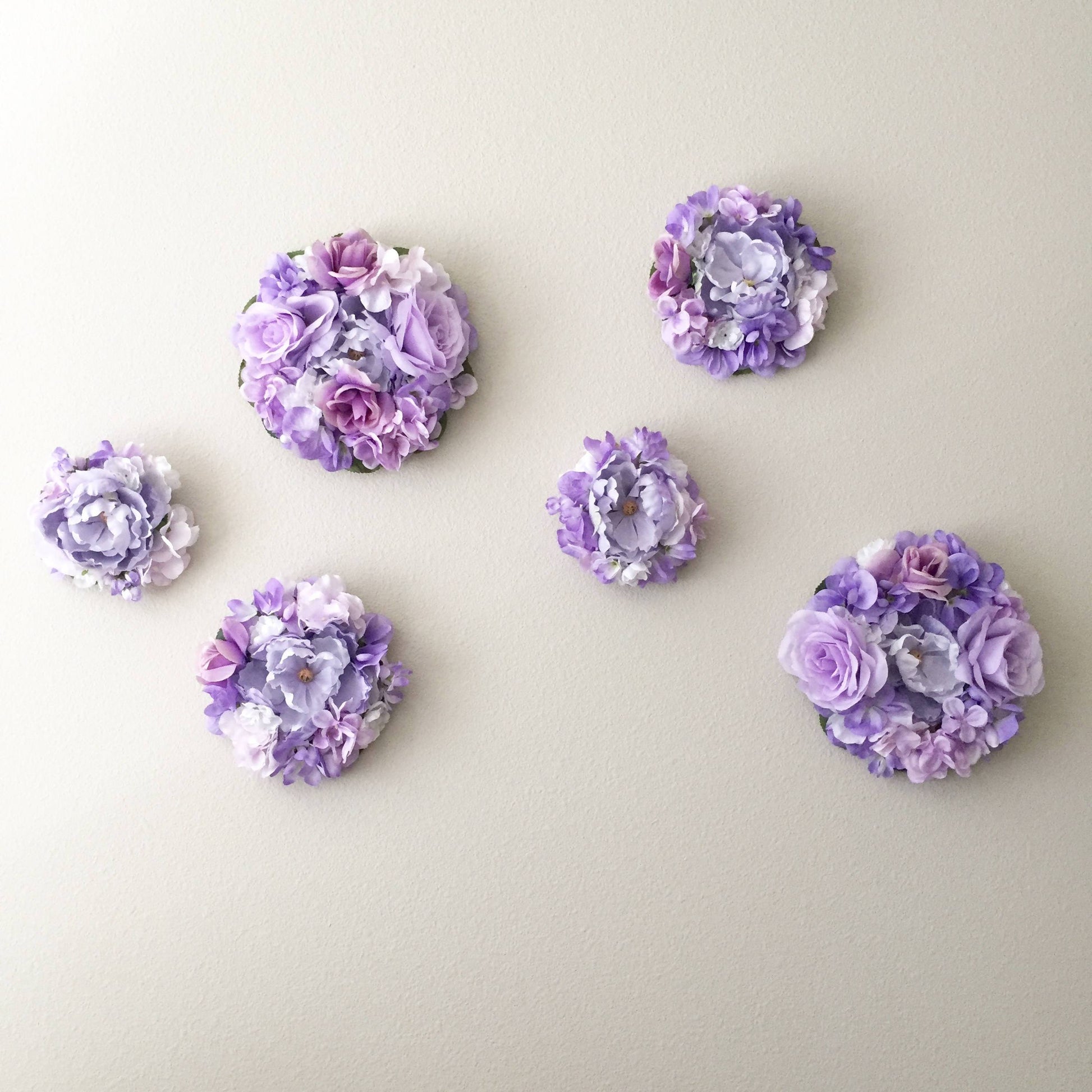 Flower bubble wall art decor