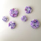 Lavender flower bubble wall decor