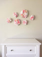Blush flower bubble wall decor