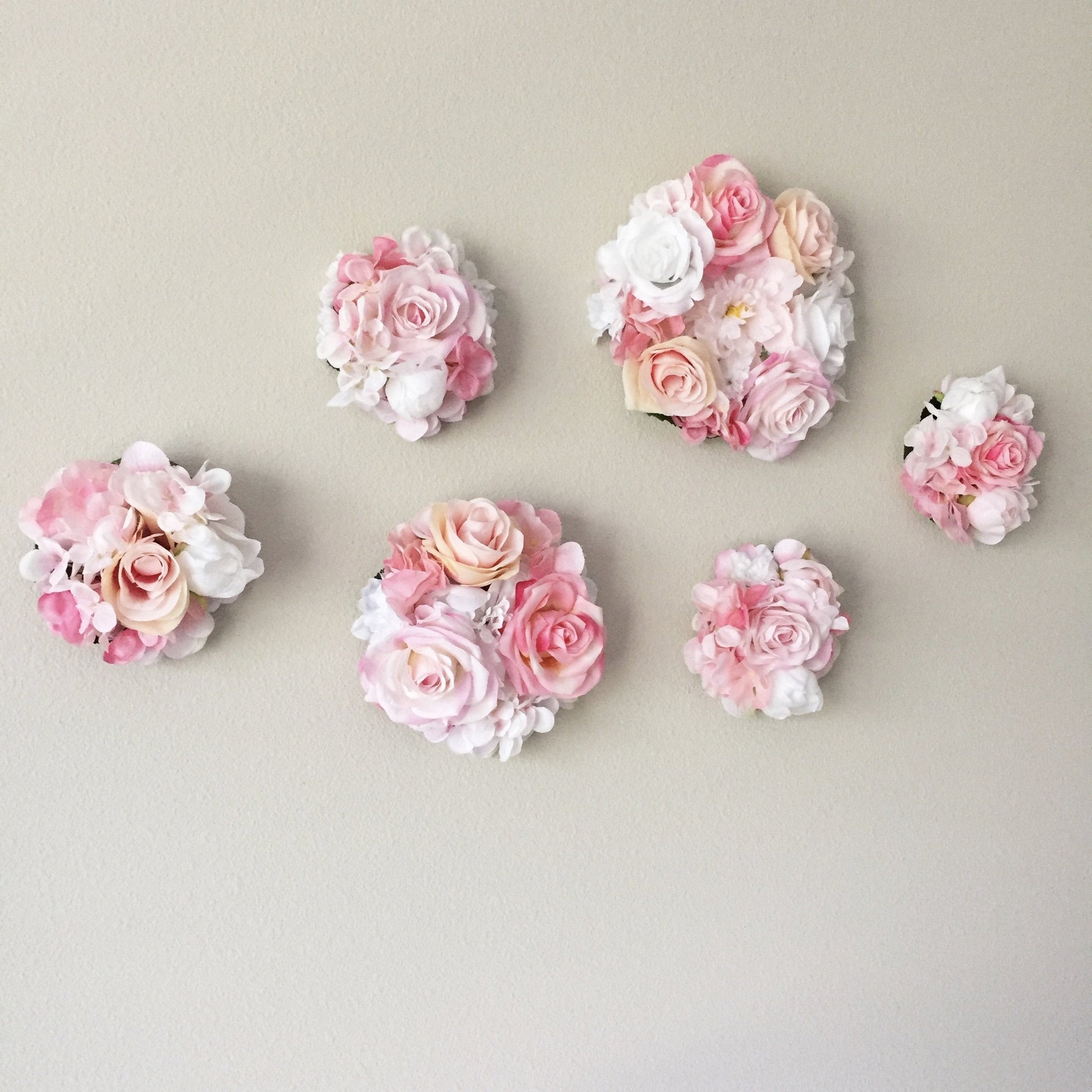 Flower bubble art wall decor