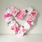 Handmade flower heart romantic ceremony