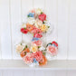 Floral anchor wall decor nautical