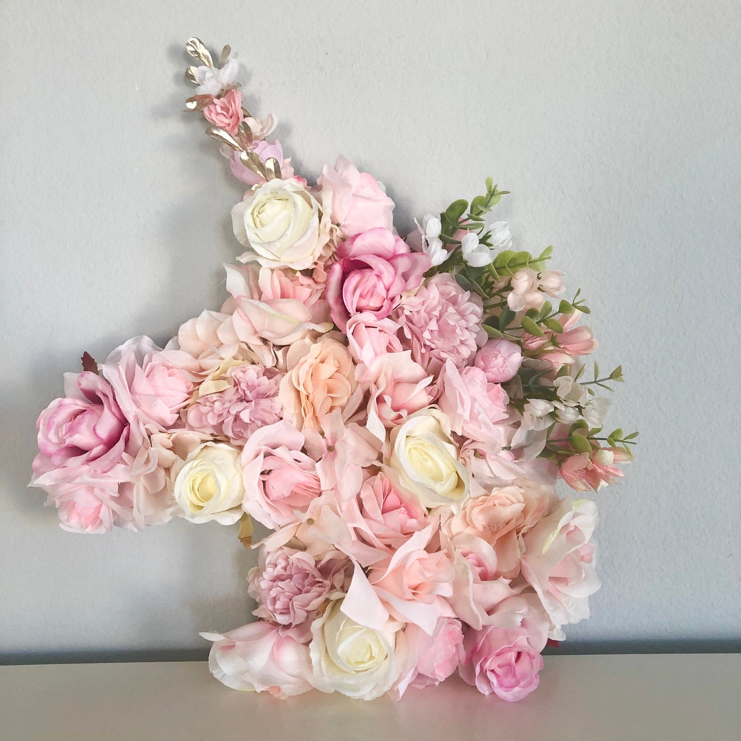 Floral unicorn beautiful wall decor