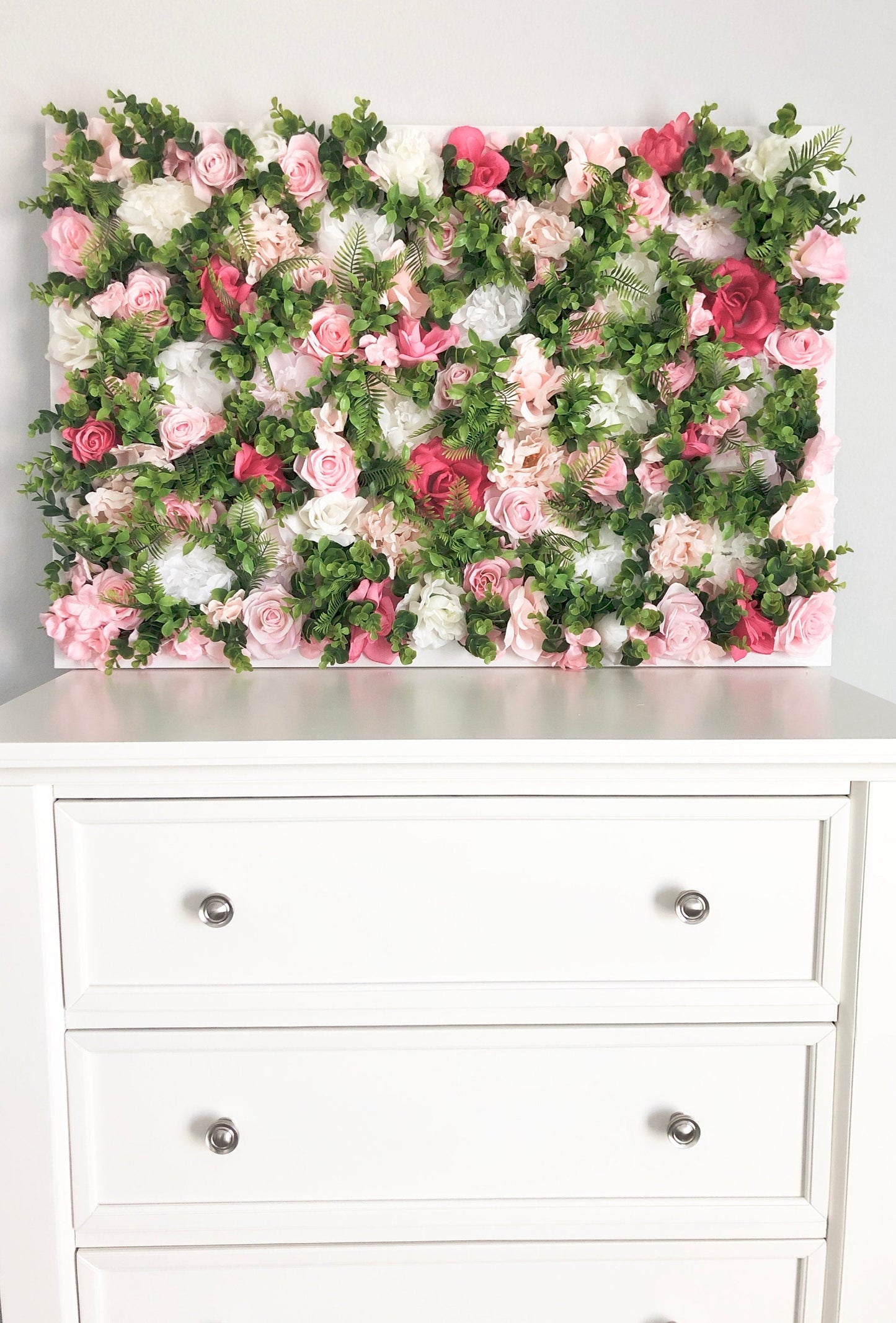 Greenery floral wall decor framed botanical artwork
